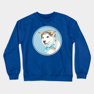 Siberian Husky Puppy Crewneck Sweatshirt